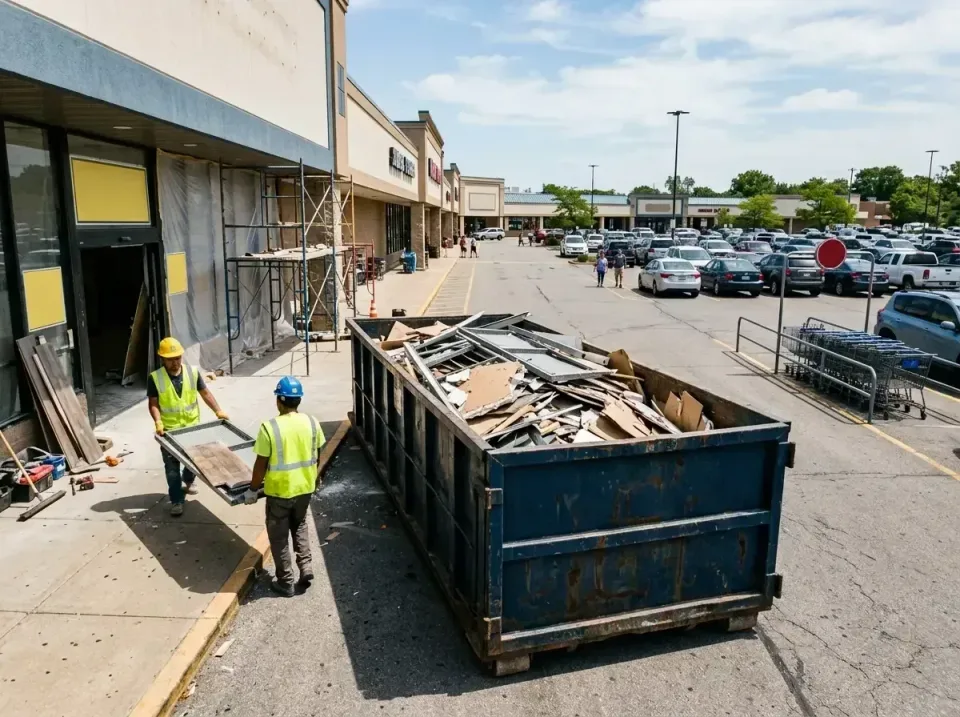 retail-store-renovation-debris-003 — frequently asked questions, Roll-off Dumpster Rentals in Mahomet, IL